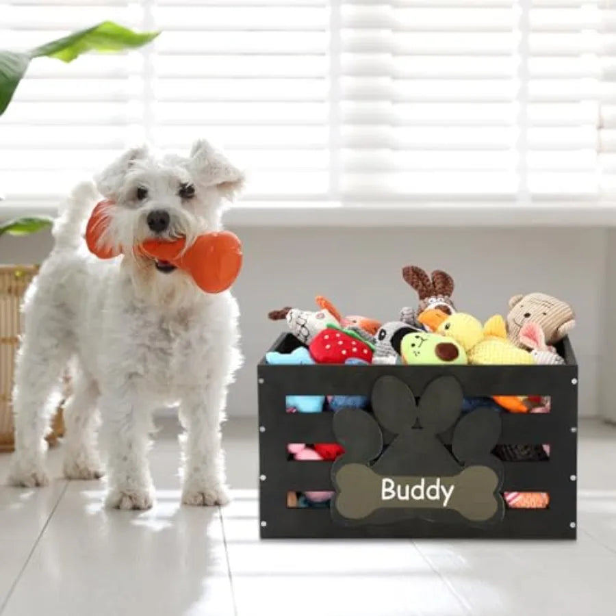 YAO HUI HUANG Large Dog Toy Basket With Handles Organizer