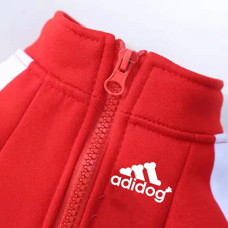 Baseball Dog Jacket For Winter Weather