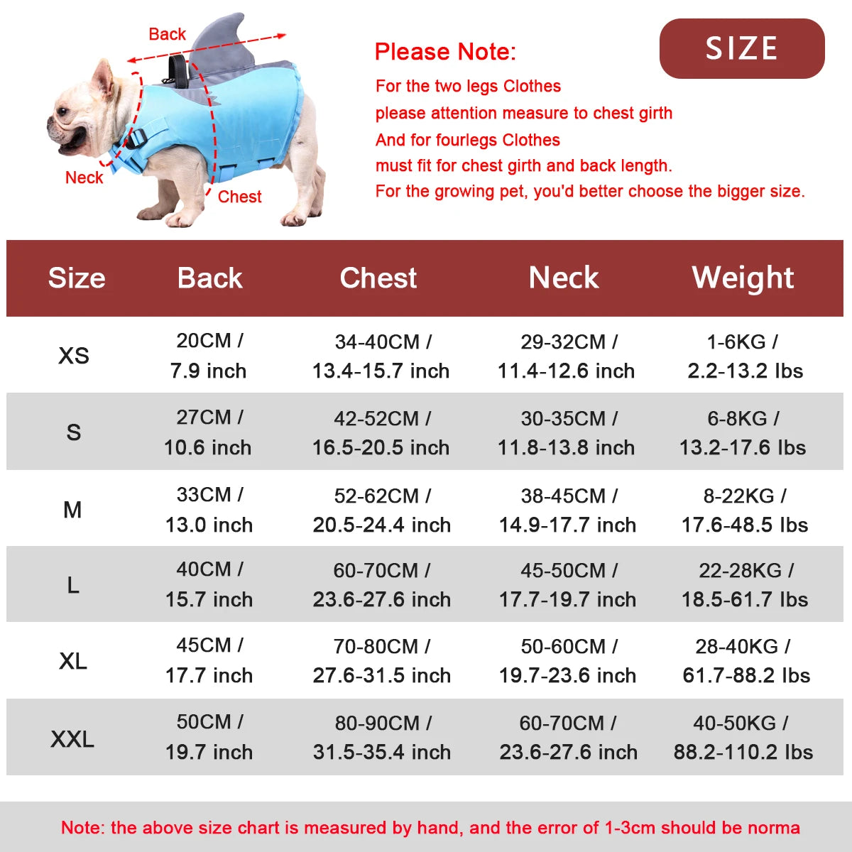 WANGUPET High Buoyancy Dog Life Jacket With Rescue Handle