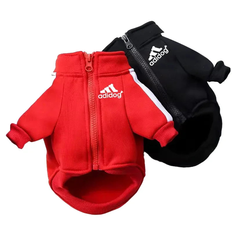 Baseball Dog Jacket For Winter Weather