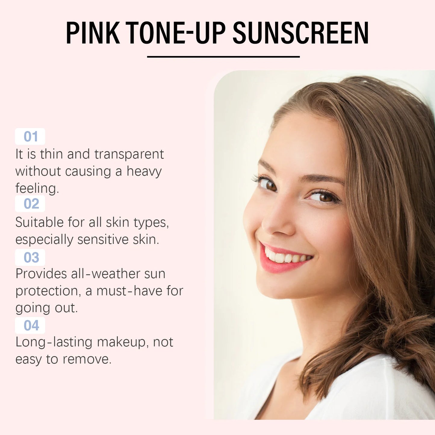 Hoygi SPF50 Sunscreen Facial Body Sun Cream Protective Lotion