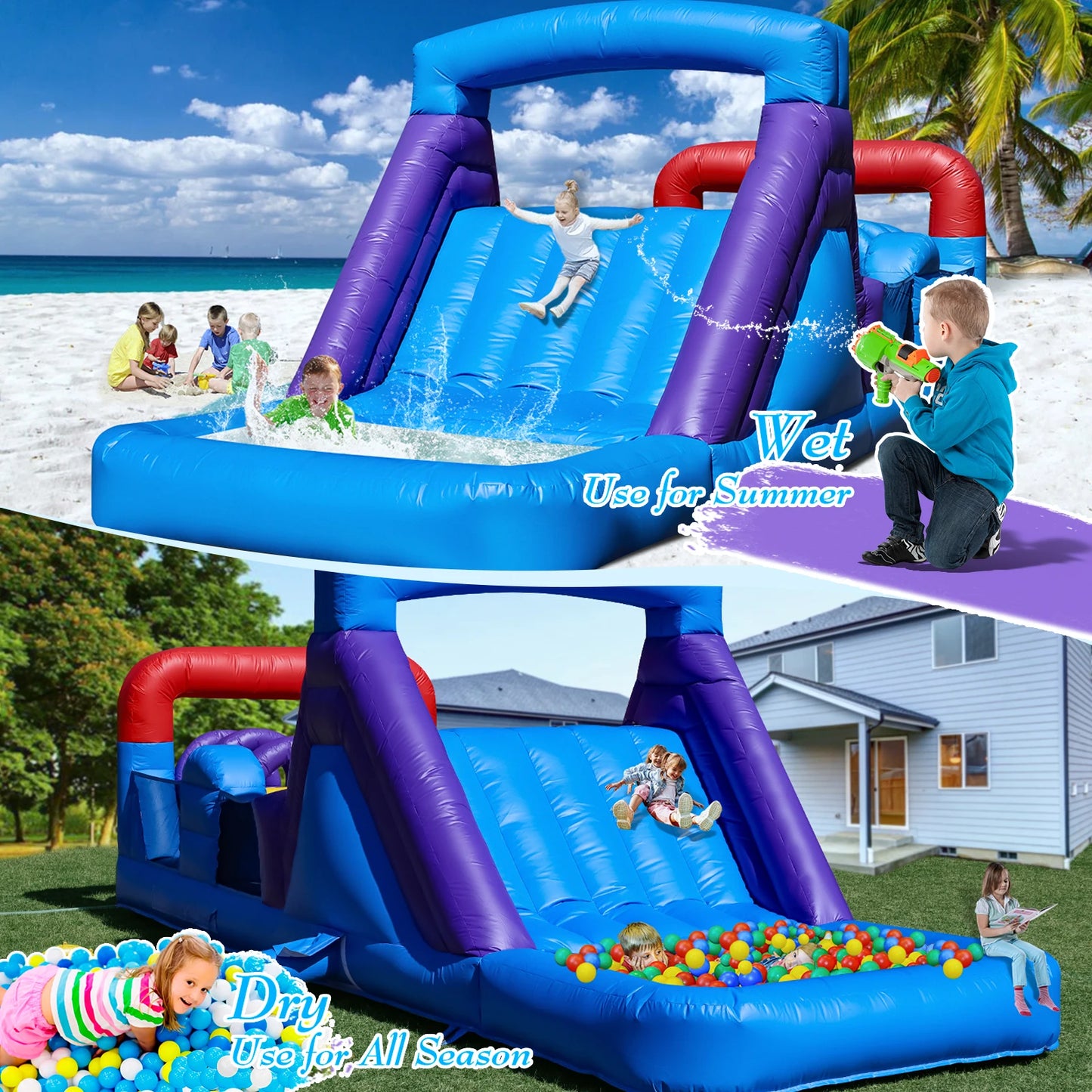 RTS Inflatable Commercial Obstacle Course For Kids