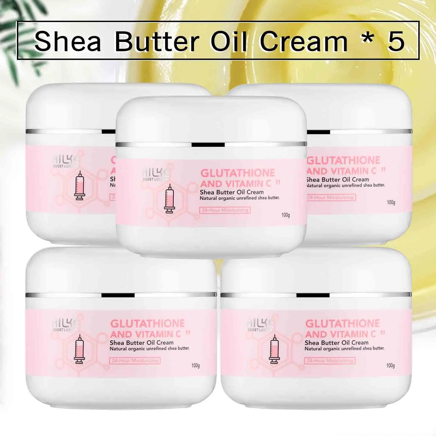 AILKE Organic Shea Butter Whitening Cream Face And Body