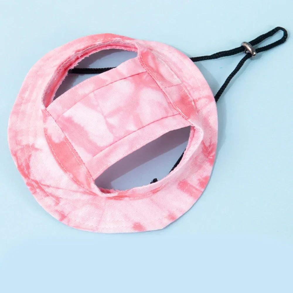 Pet Hat With Ear Holes for Dogs and Cats Adjustable