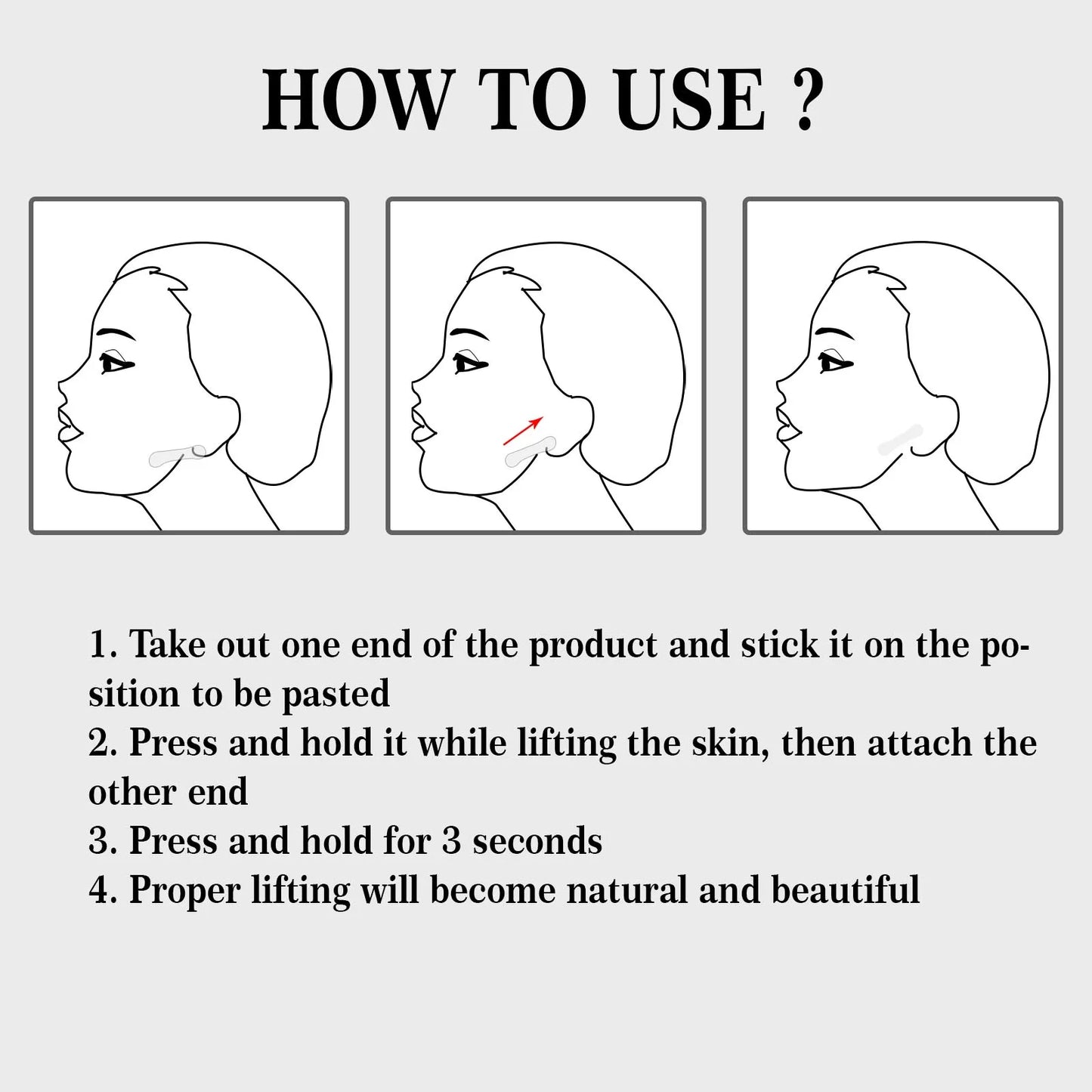 Jaysuing Invisible Face Lifting Patch For Chin Contouring