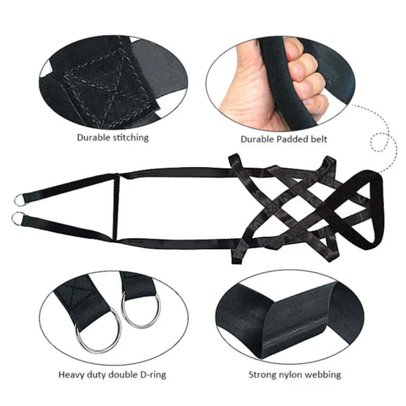 Working Dog Pull Training Leash Sled Belt For Behavior Training