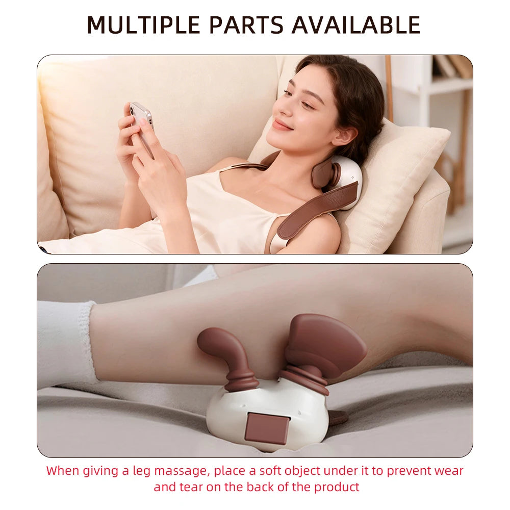 Foreverlily Bionic Pressure Neck Massager With Electric Kneading