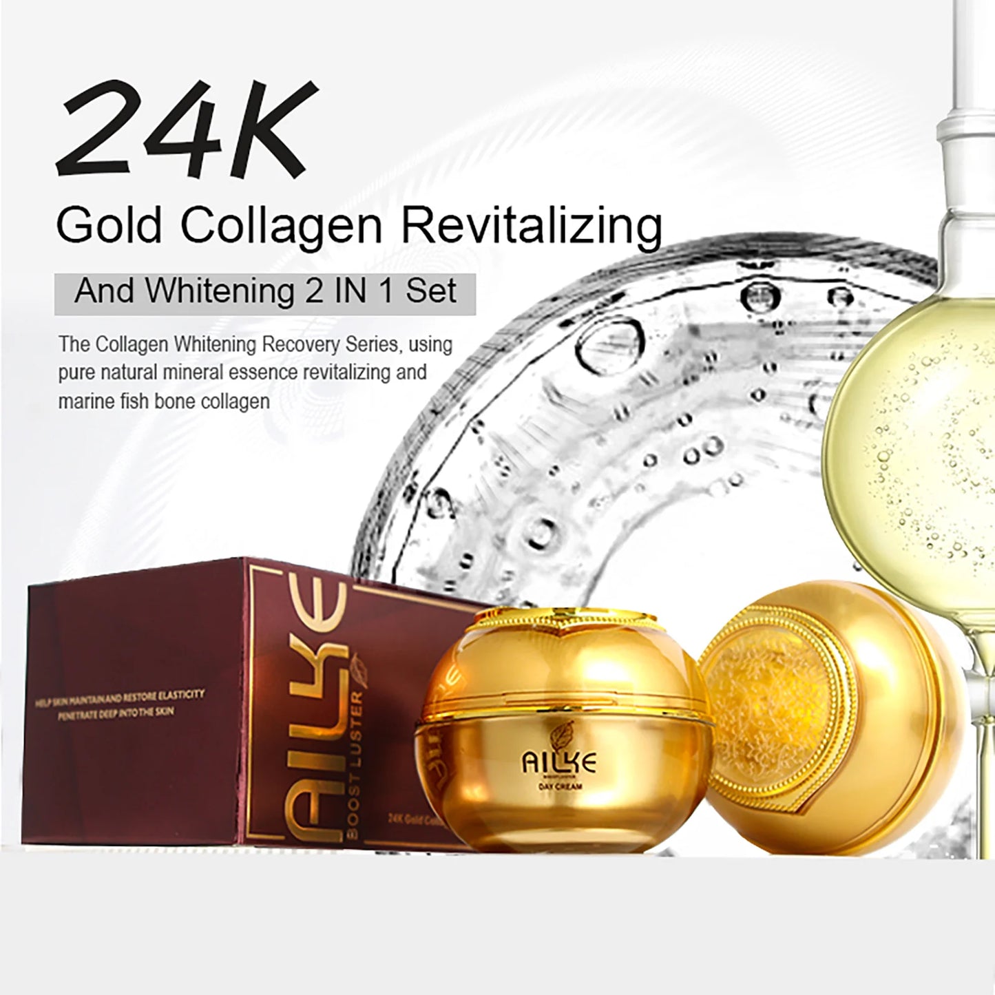 AILKE Whitening Moisturizing Facial Skin Care Set For Women