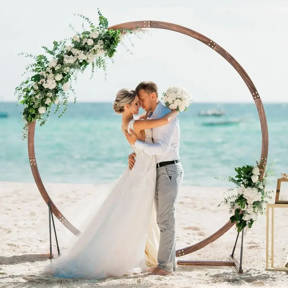 Wooden Arch Stand For Outdoor Weddings Garden Pergola Decor