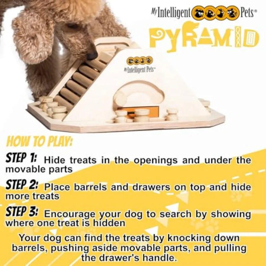 Yao Hui Huang Pyramid Brain Puzzle for Dogs