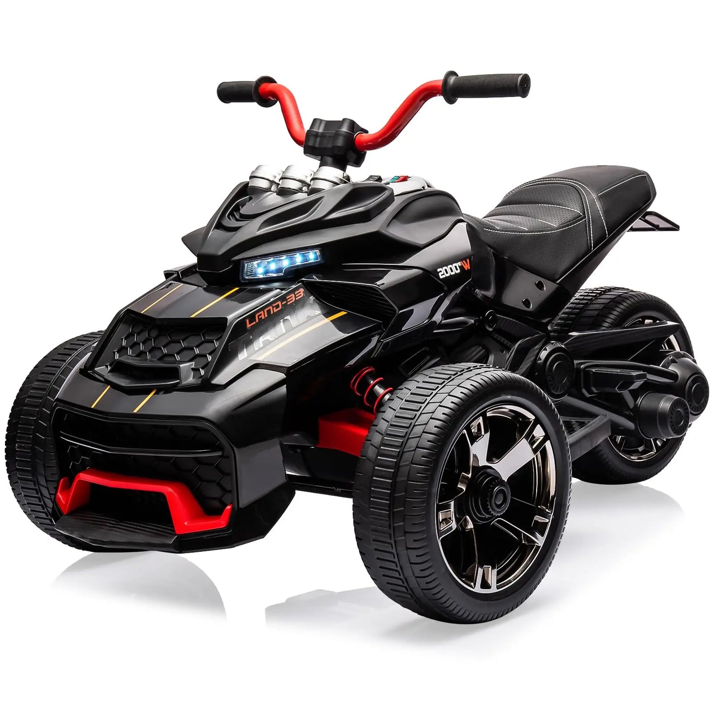 12V Kids Ride On Electric ATV With 2 Speeds And All Terrain EVA Tires