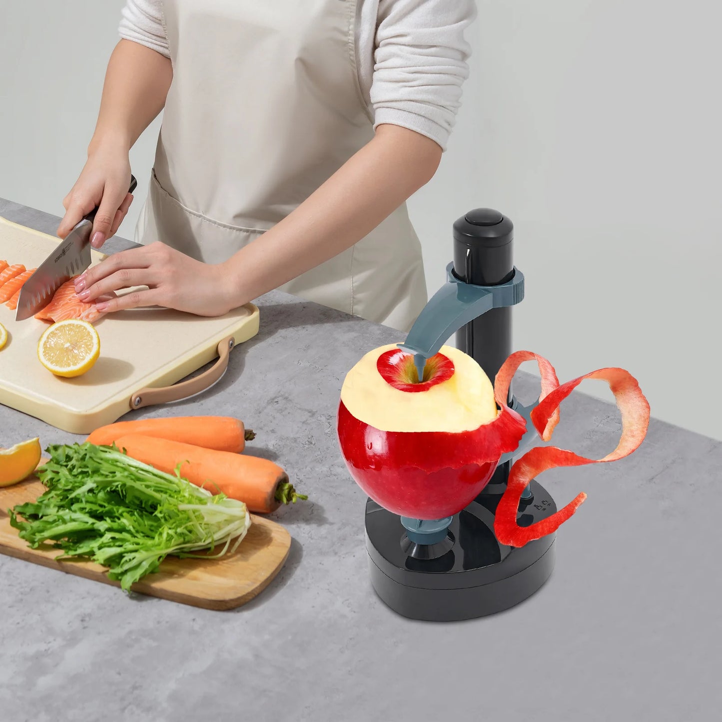Bymaocar 24W Electric Potato And Apple Peeler Multifunctional Machine