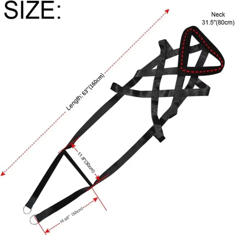Working Dog Pull Training Leash Sled Belt For Behavior Training