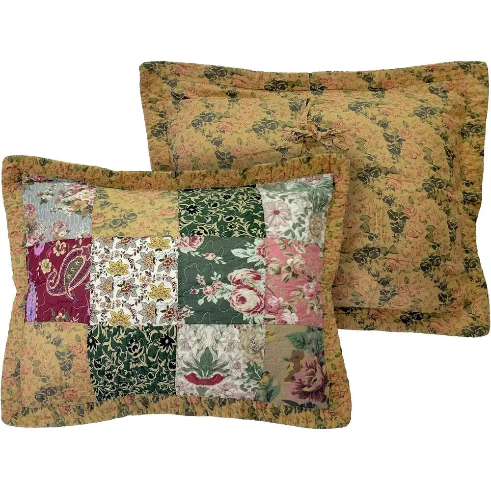 RBXC 100 Percent Cotton Patchwork Quilted Daybed Set 7 Piece