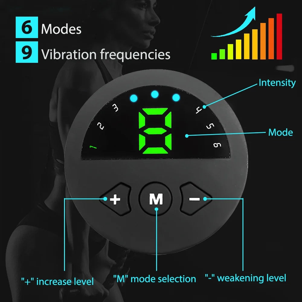 KTS EMS Waist Abdominal Trainer Belt USB Recharge Muscle Stimulator