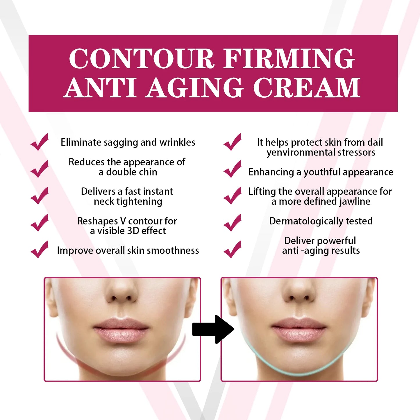 Jaysuing V-Face Firming Cream For Double Chin Lift