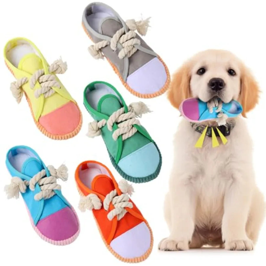 YAO HUI HUANG Canine Chew Toys Rope Shape Interactive