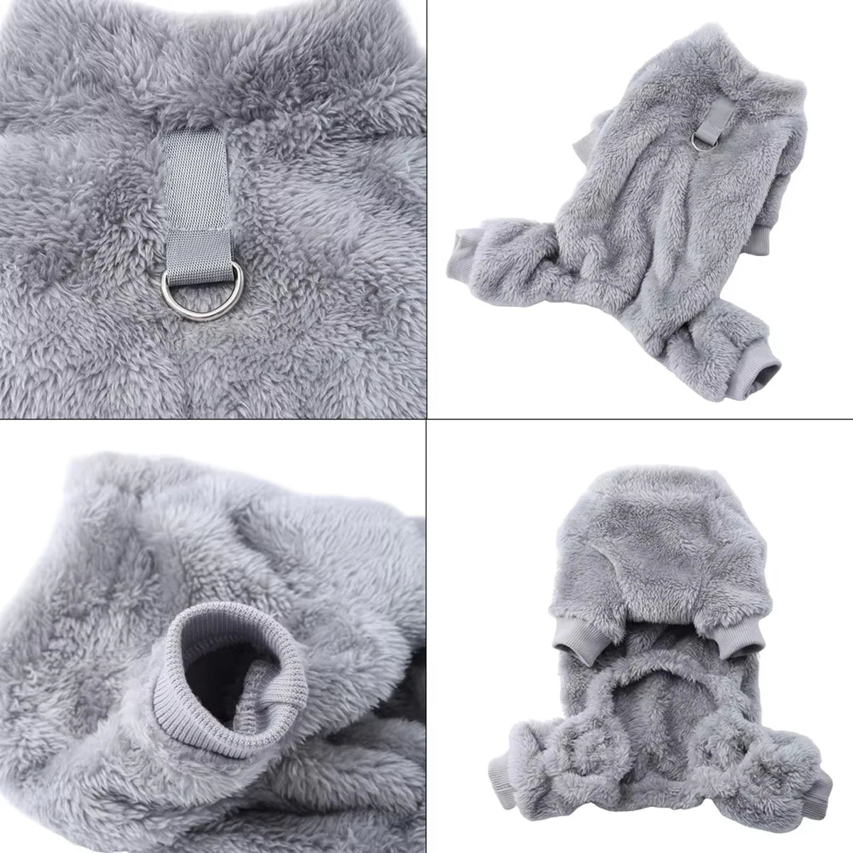 Holapet Winter Warm Pet Jumpsuit for Dogs and Cats
