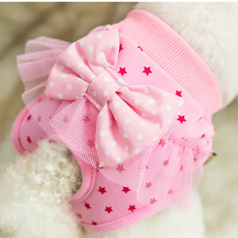 Dog Physiological Panties Washable Cotton Female Princess Bow Pet Underwear