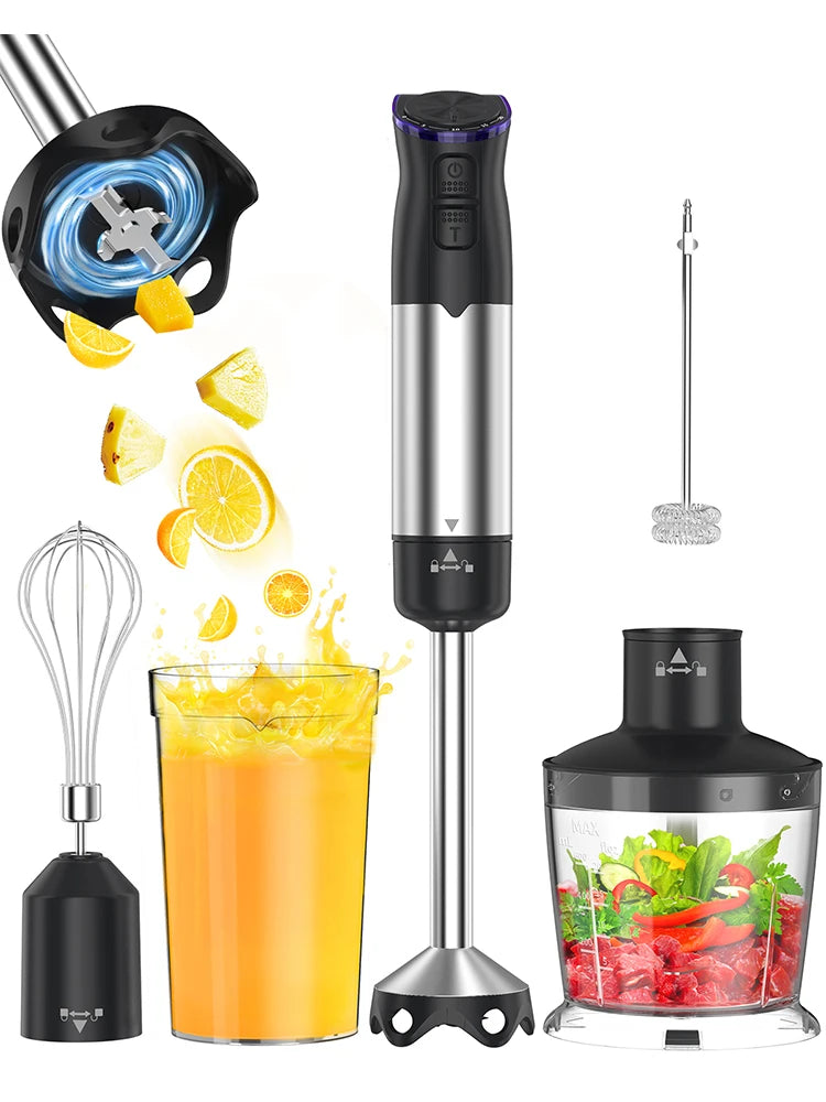 ZHIYU 1000W Immersion Handheld Blender 5 In 1 Kitchen Set