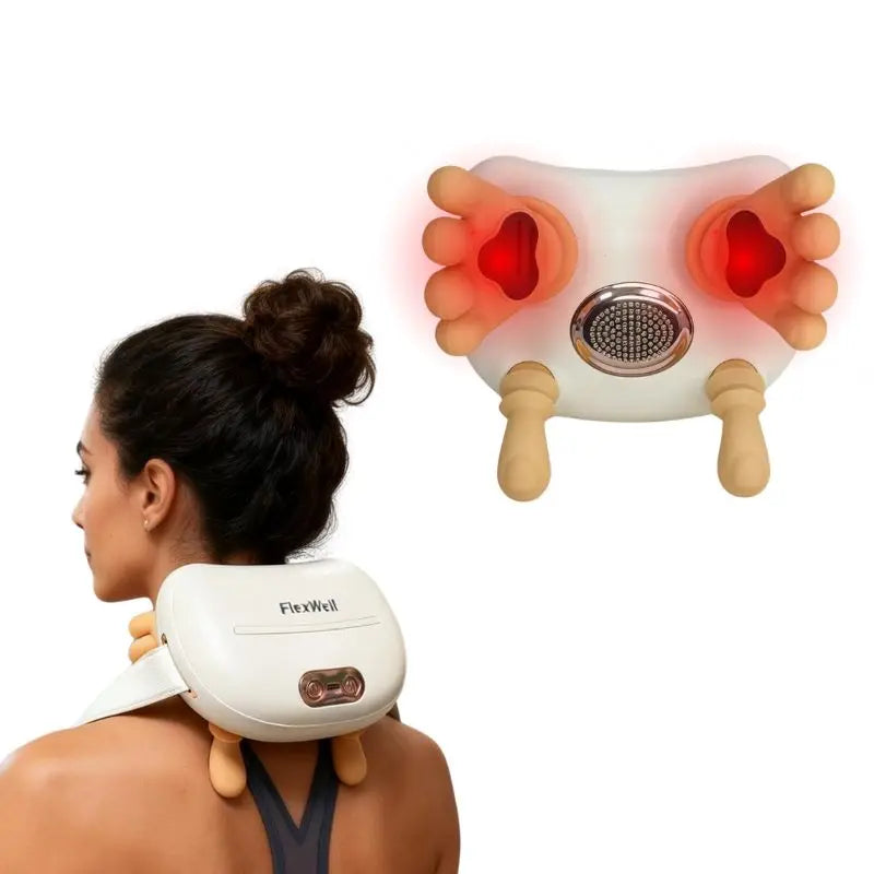4D Kneading Neck And Shoulder Massager With Heat Therapy