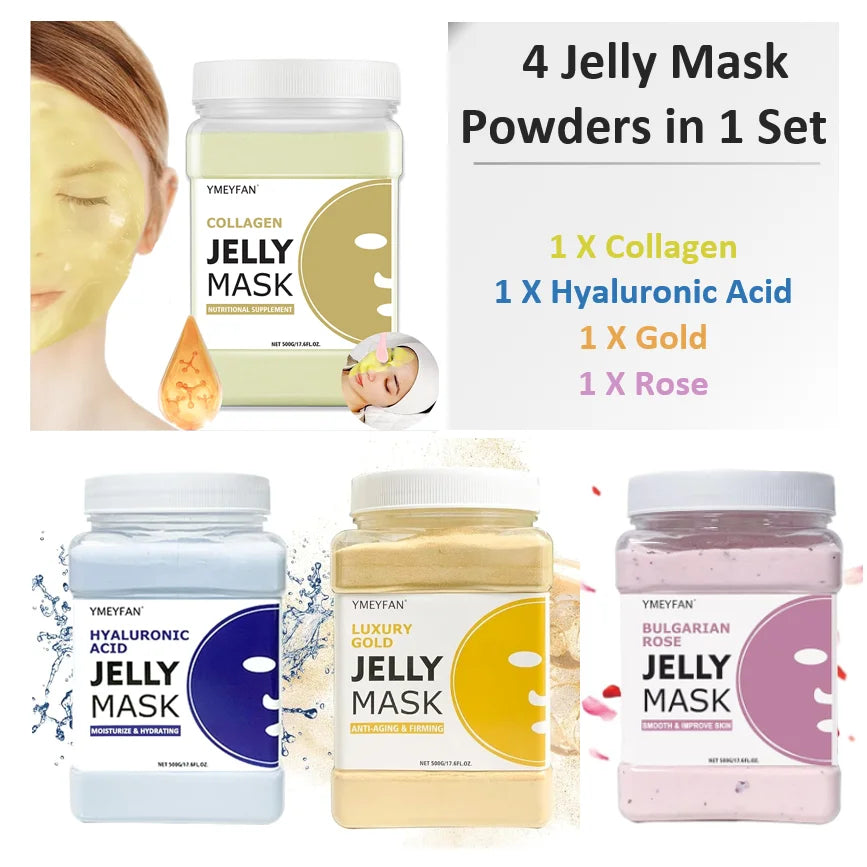 YMEYFAN Hyaluronic Acid Jelly Face Mask for Hydration Whitening