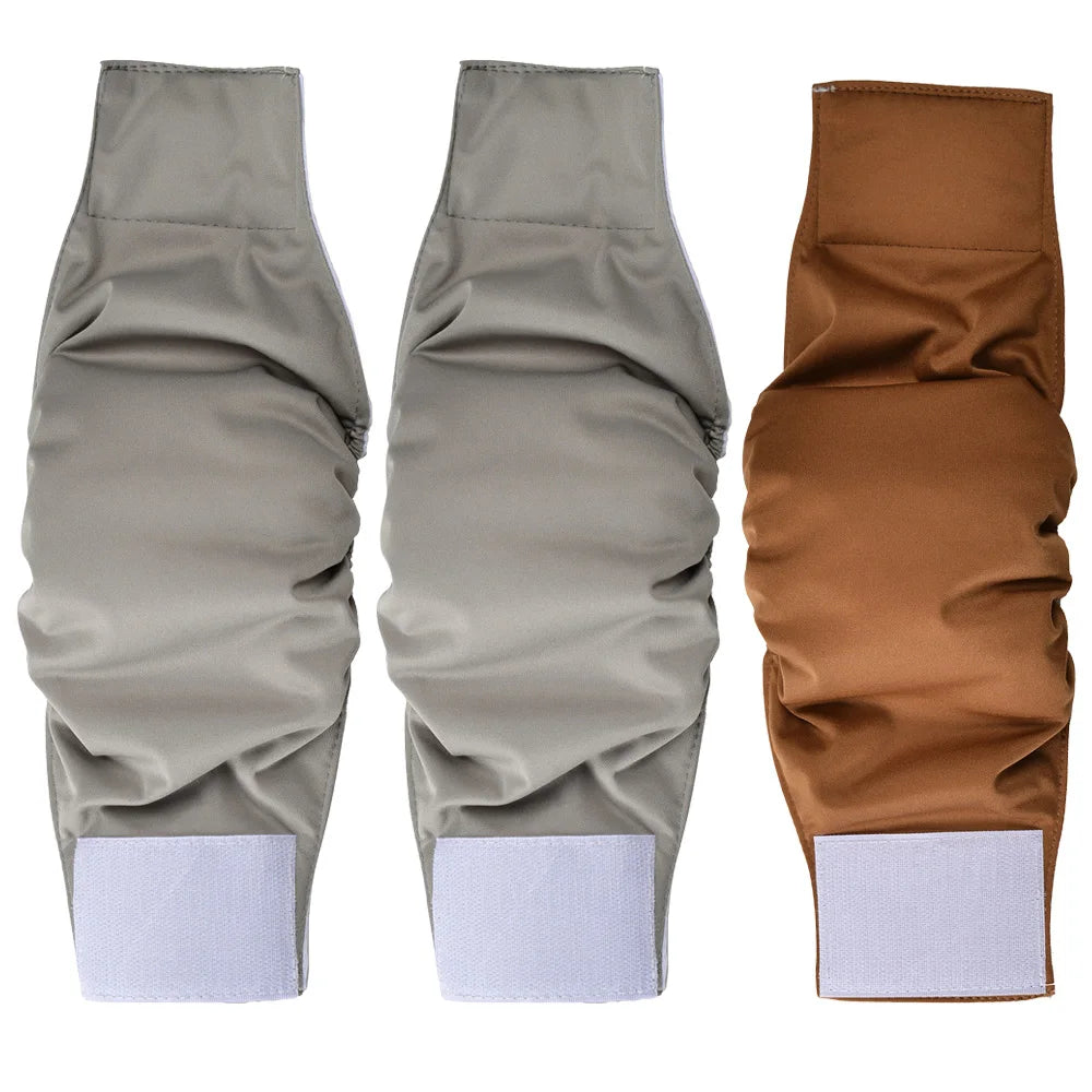 Washable Male Dog Diapers 3 Pack Adjustable Belly Band