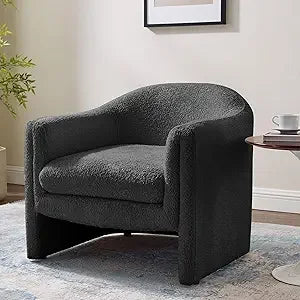 Accent Chair Modern Upholstered Wood Frame for Living Room