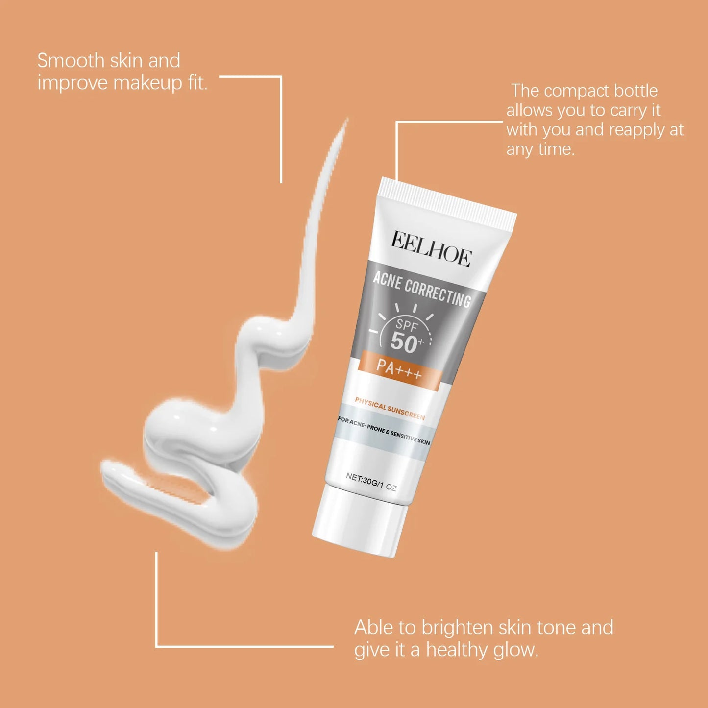 Eelhoe Freshing Facial Sunscreen SPF 50 Hydrating Daily Protection
