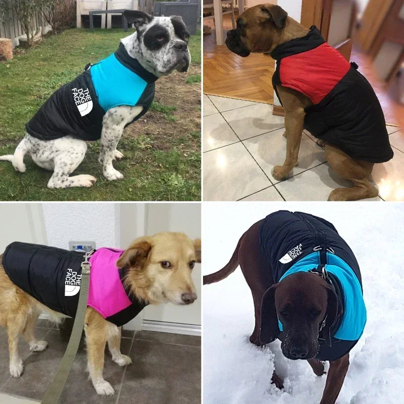 YUNFAN Waterproof Warm Dog Coat Winter Vest Padded Zipper Jacket