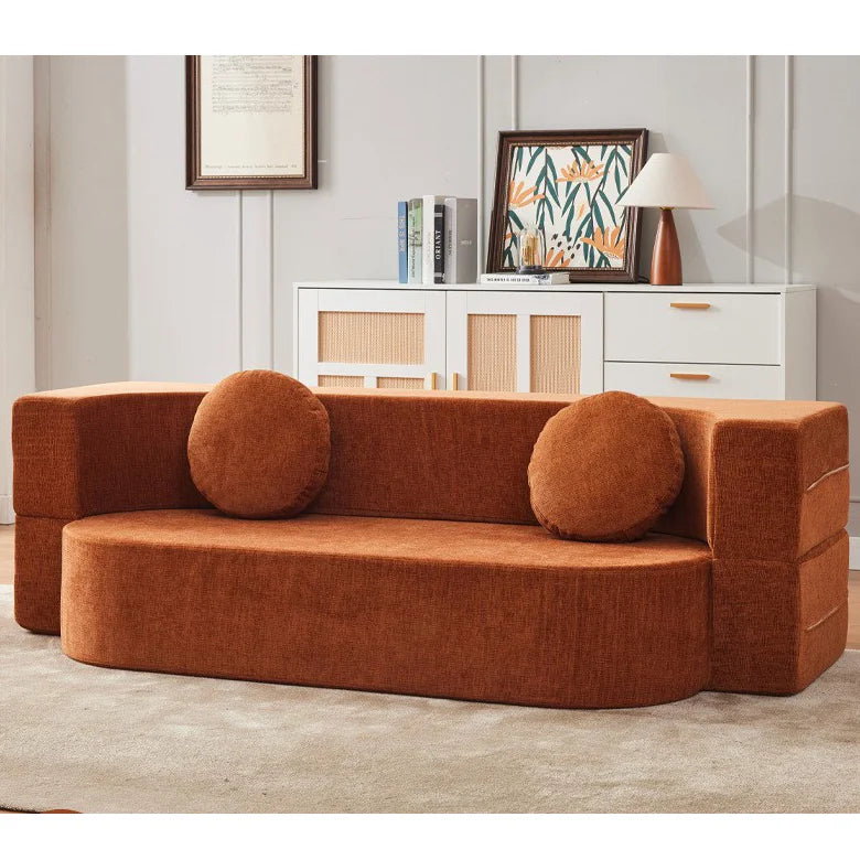 Living Room Memory Foam Sofa Bed Modular Couch Space Saving