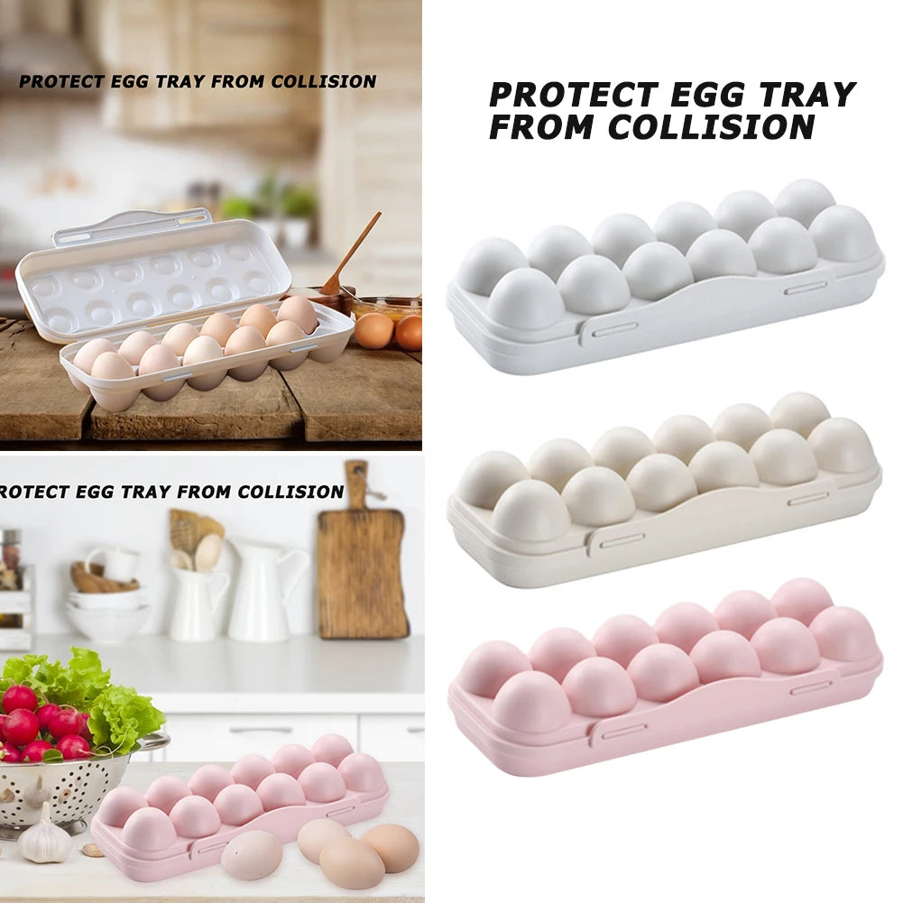 ALLOYSEED 12 Grid Egg Storage Box Shockproof Carrier Case
