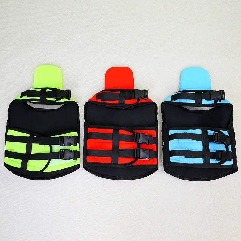 Dog Life Vest With Adjustable Buoyant Swimming Jacket