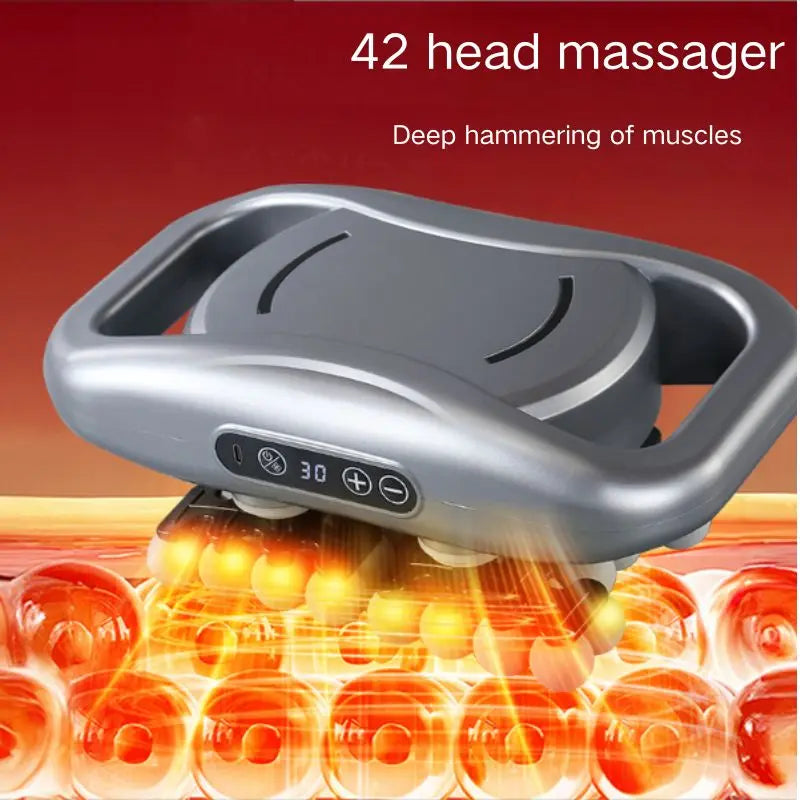 Professional Grade 42 Head Massage Gun With LED Display
