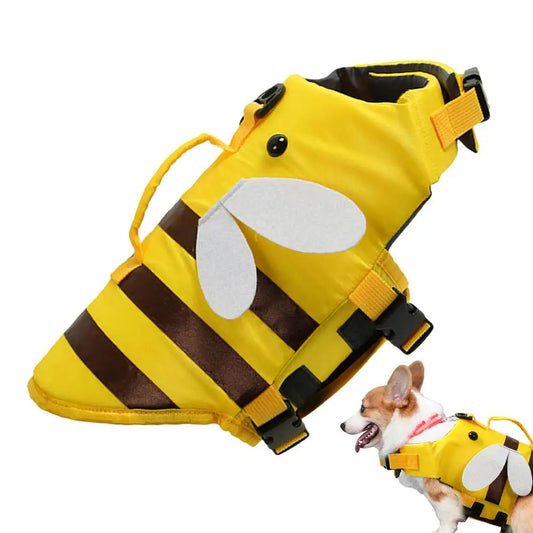 Dog Life Vest For Boating With Handle Ripstop Waterproof