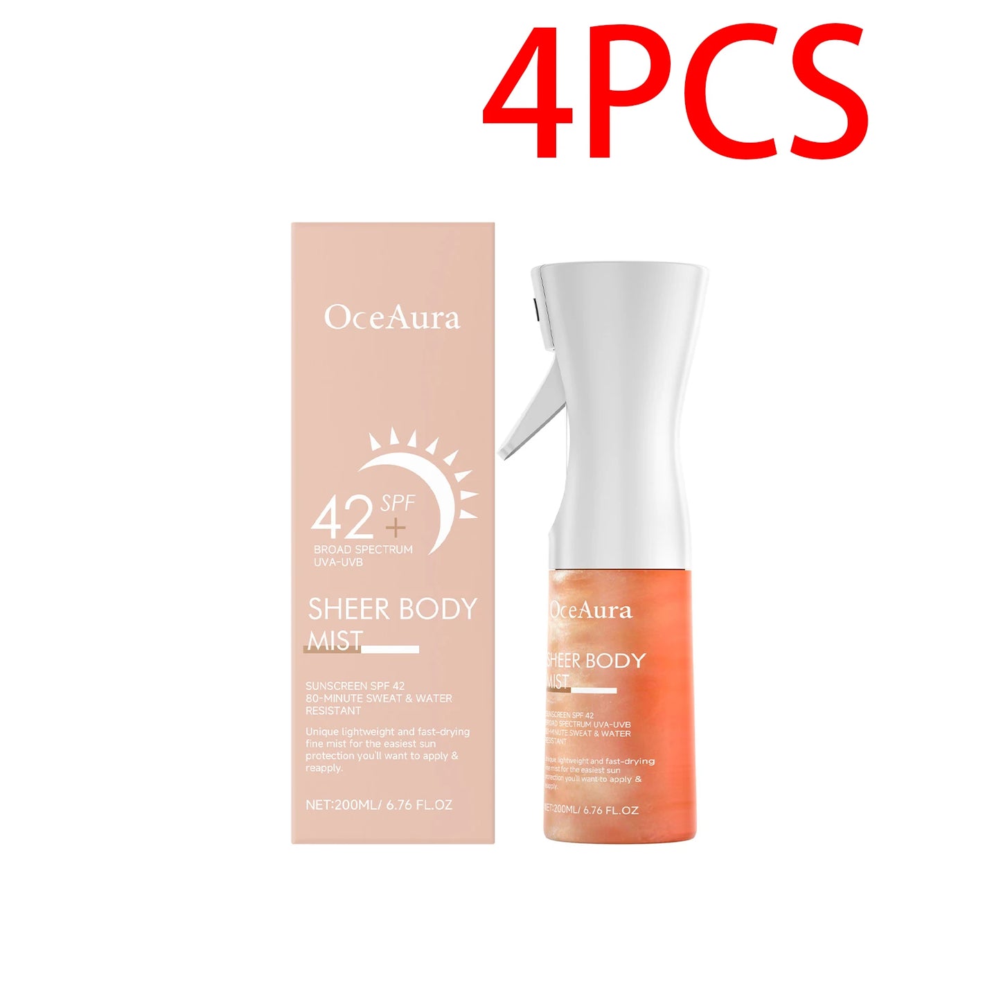 OceAura Hyaluronic Acid Sunscreen Spray SPF 42 UV Protector