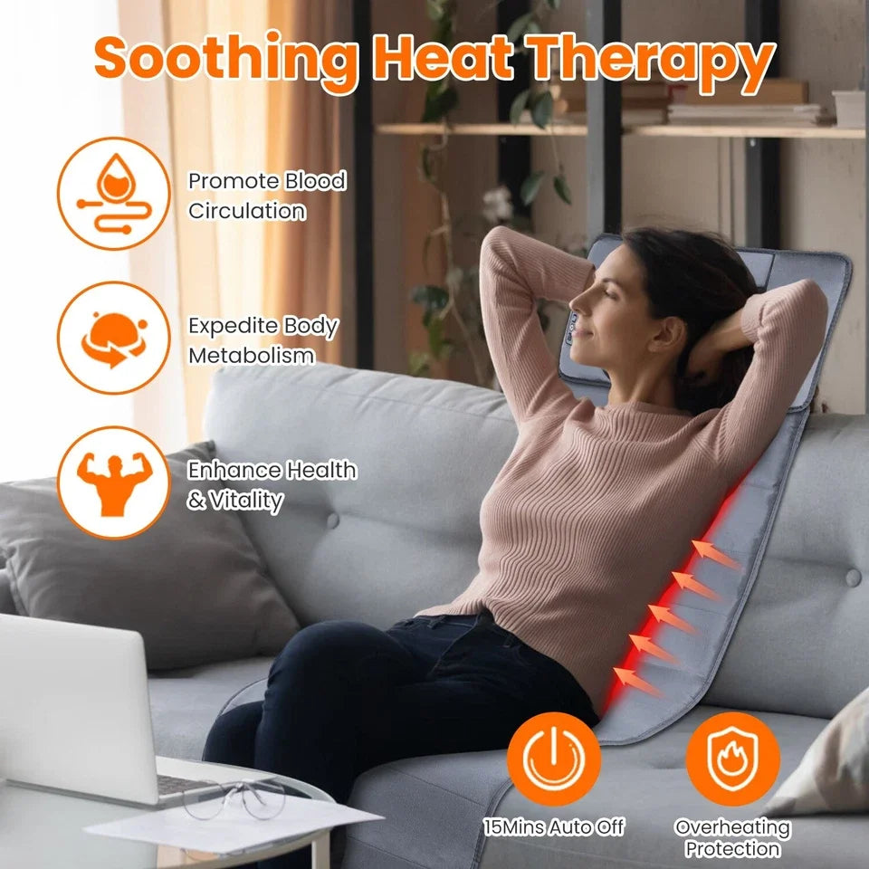 Electric Massage Mat Multifunctional Full Body Massager With Heating Kneading