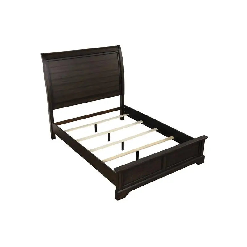 Queen Sleigh Bed Set With Dresser Mirror Chest And Nightstand