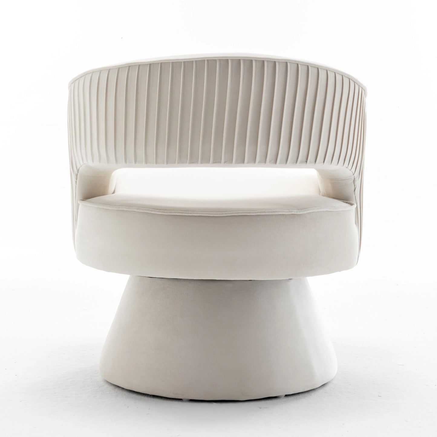 Modern Velvet Swivel Arm Chair For Living Room And Bedroom