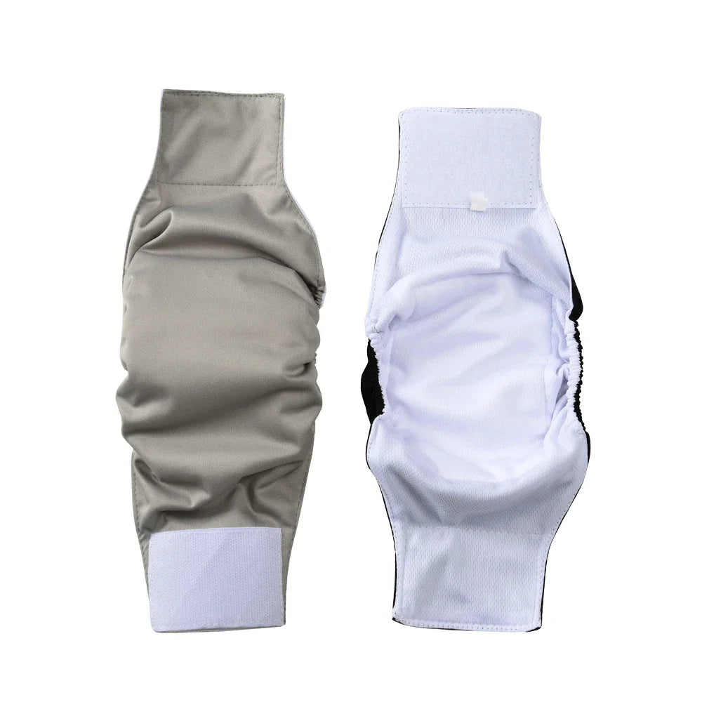 Washable Male Dog Diapers 3 Pack Adjustable Belly Band