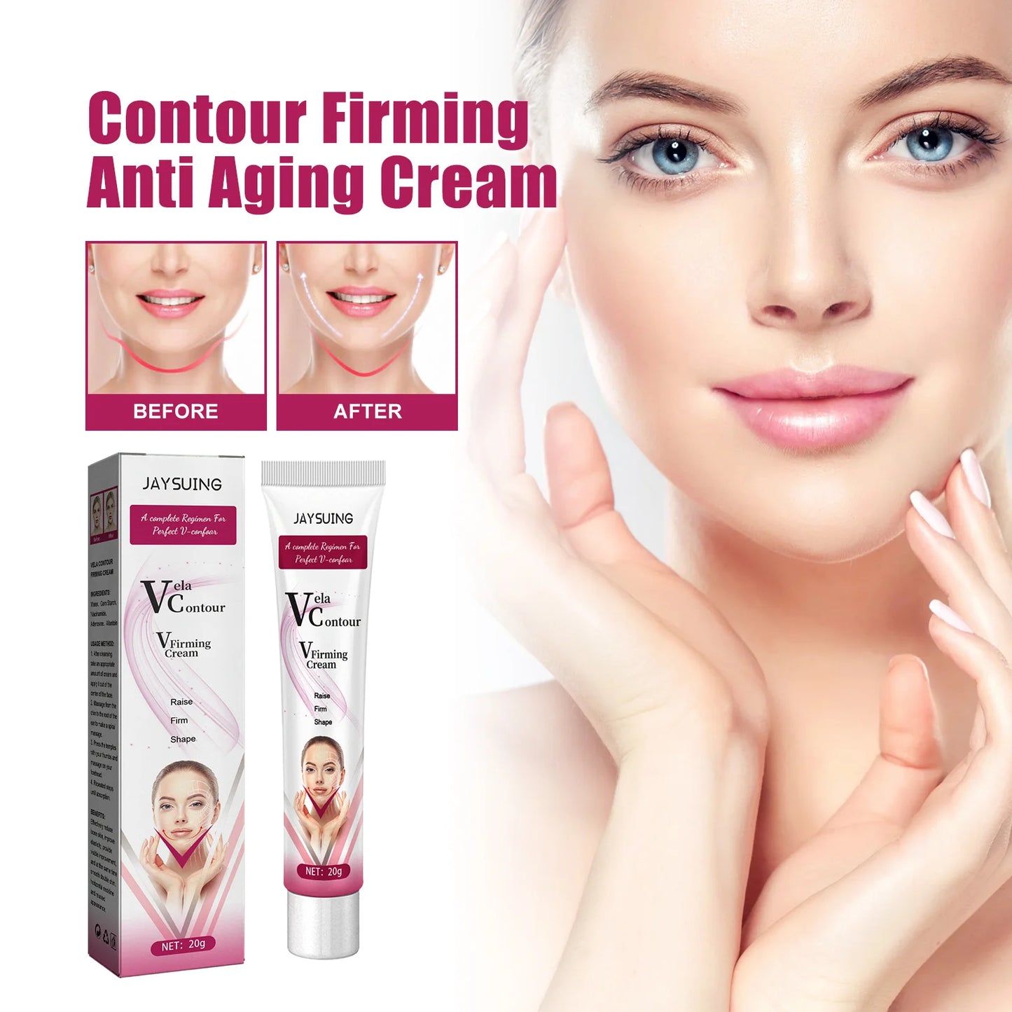 Jaysuing V-Face Firming Cream For Double Chin Lift