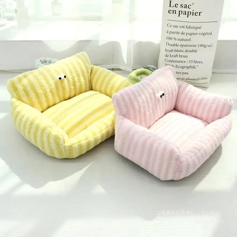 Winter Warm Pet Sofa Kennel Nest For Dogs Cozy Bed