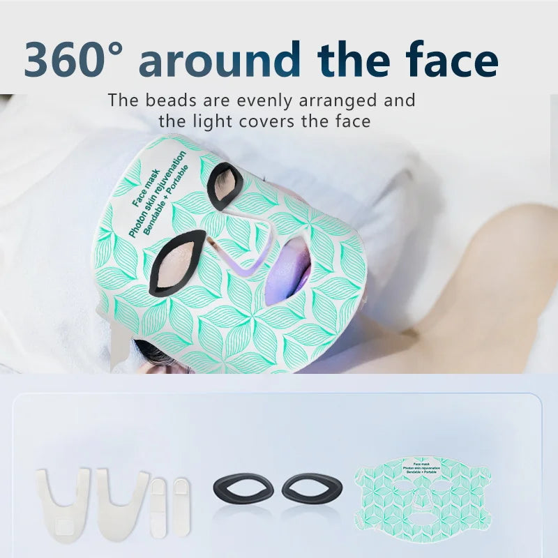 UBilli 850nm Near Infrared LED Face Mask for Skin Rejuvenation