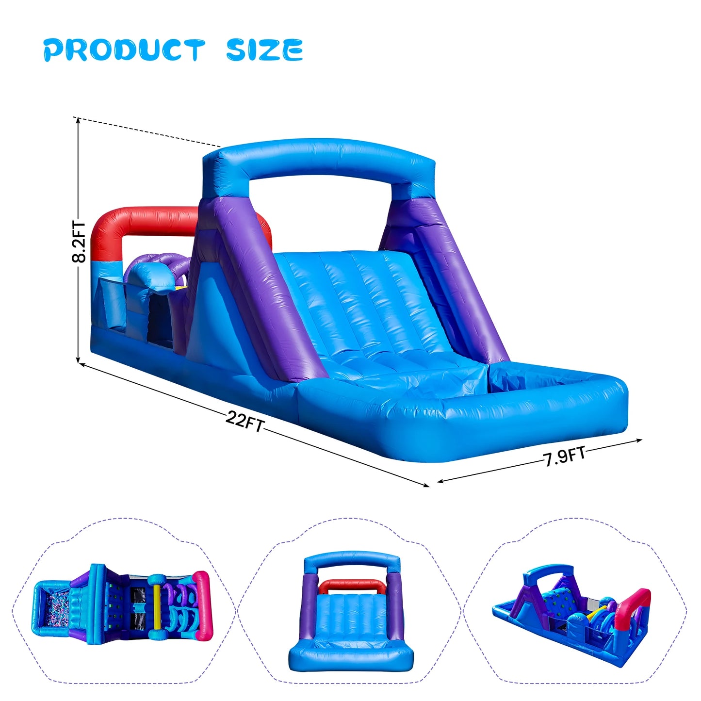 RTS Inflatable Commercial Obstacle Course For Kids