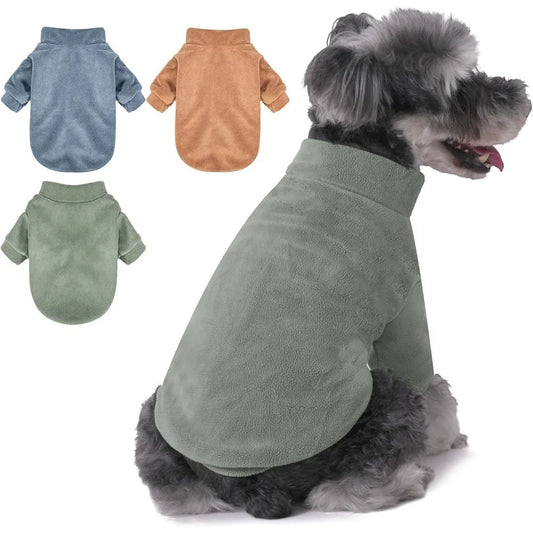 Three Pack Small Dogs Sweaters Ultra Soft Faux Fur Coat