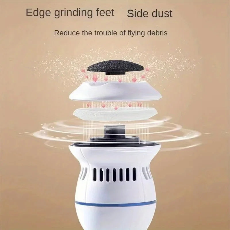 Rechargeable Electric Foot File for Professional Pedicure and Callus Removal
