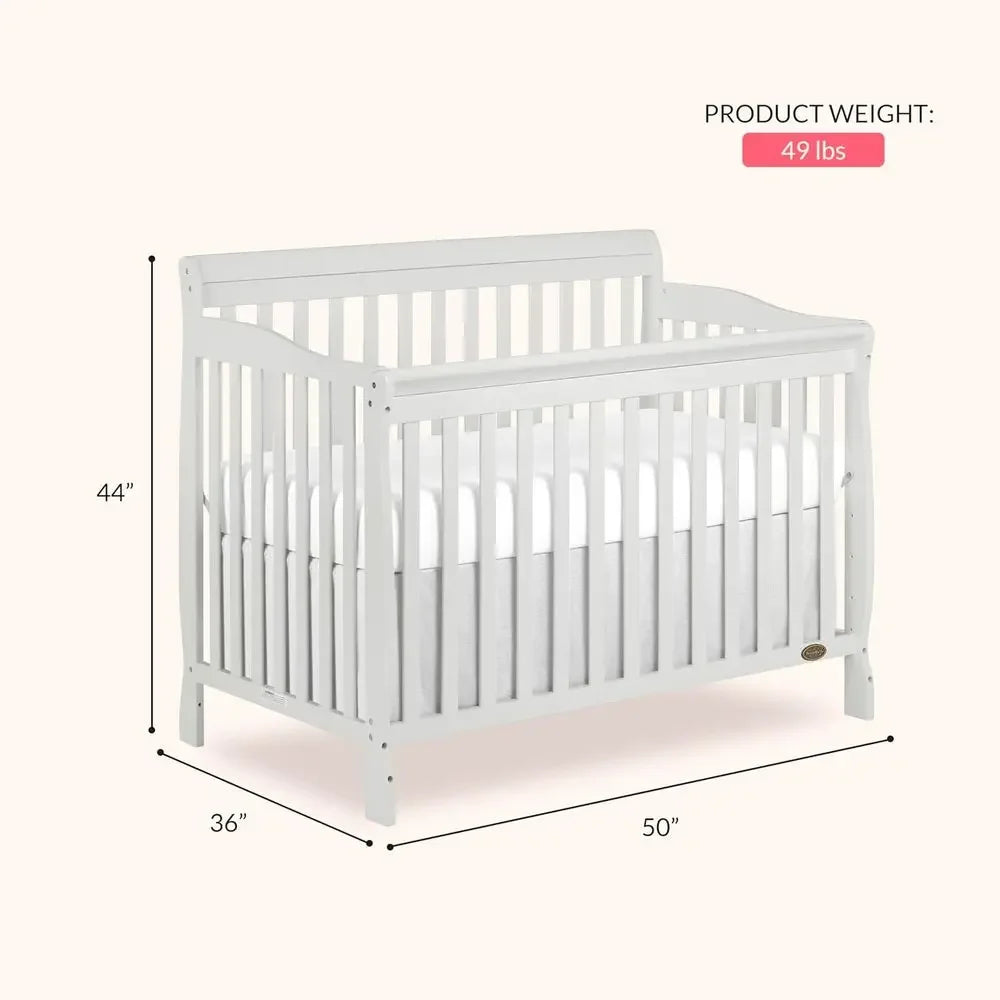Convertible Crib With Four Mattress Options Greenguard Gold Certified
