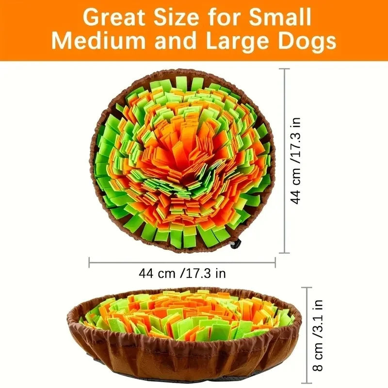 Washable Felt Pet Sniffing Pad Foldable Slow Feeding Mat