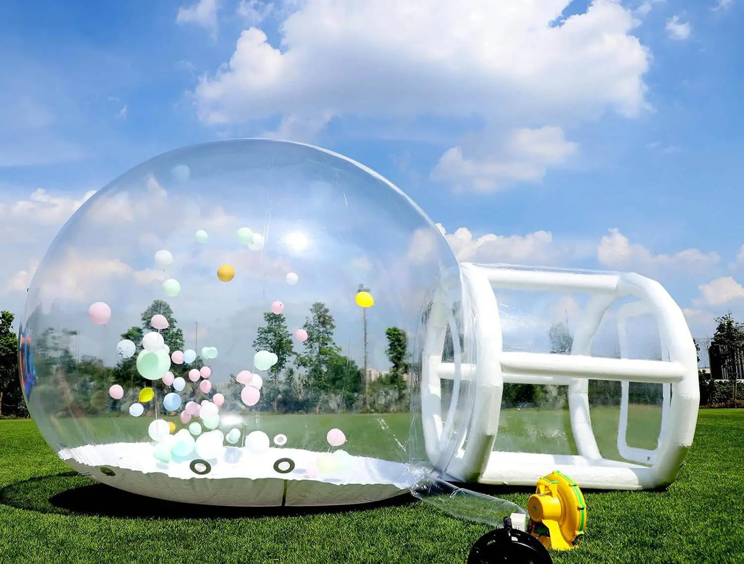 KING INFLATABLE Bubble Castle Outdoor Inflatable House With 1100W Blower