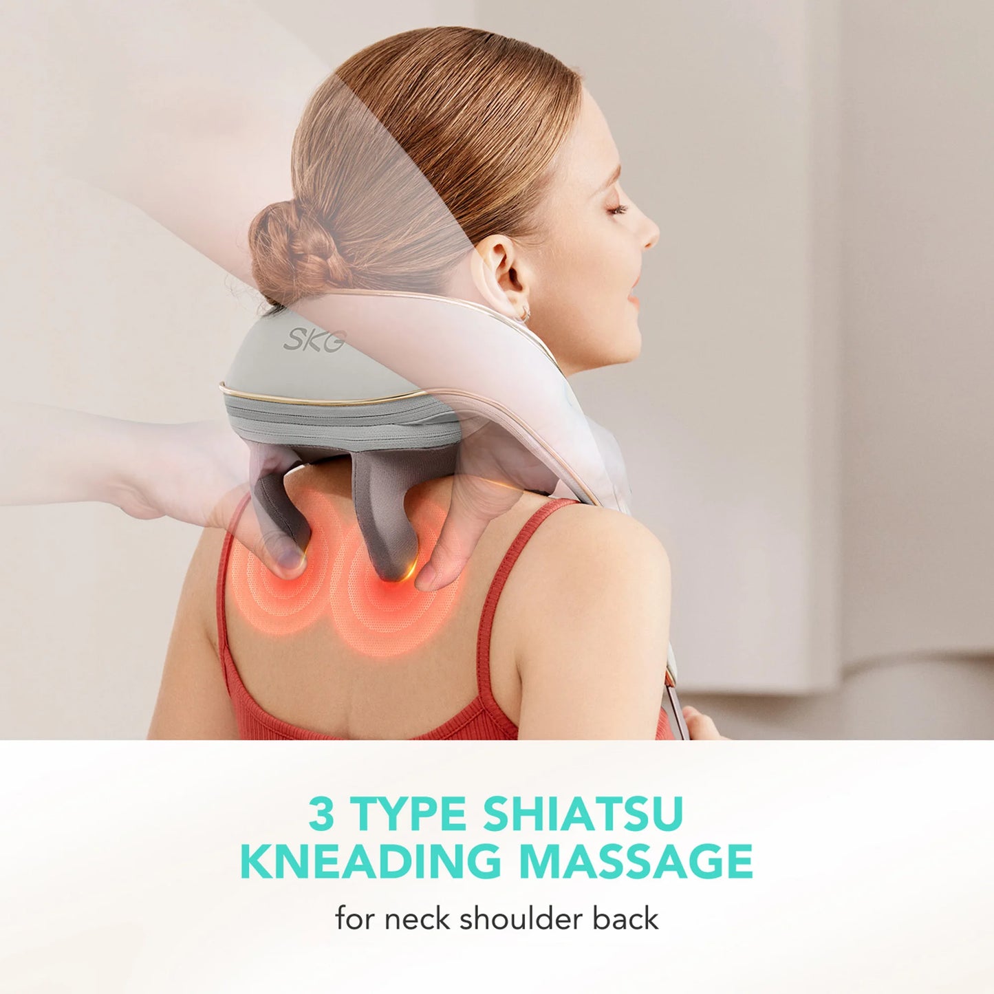SKG H5 Mini Neck and Shoulder Massage With Heat Therapy